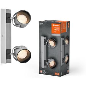 LEDVANCE Decor SPOT Jupiter, 11.5W, 410lm, Silver, Spotlight, Adjustable Heads, Versatile, Indoor spot, Warm White Light Color, high-Quality Optics, Easy Installation LEDVANCE Decor SPOT Jupiter, 11.5W, 410lm, Silver, Spotlight, Adjustable Heads, Versatile, Indoor spot, Warm White Light Color, high-Quality Optics, Easy Installation