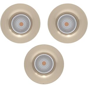 Eglo Set of 3 recessed Spotlight Set Saliceto, dimmable Round Ceiling Spots, Aluminium Silver, Warm White, Ø 8.8 cm Eglo Set of 3 recessed Spotlight Set Saliceto, dimmable Round Ceiling Spots, Aluminium Silver, Warm White, Ø 8.8 cm