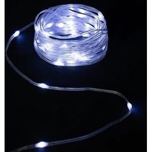 VoltShine LED String Lights with 3AA Batteries, PVC and Copper Material, Cold White, 5 m, Ideal for Decoration and Atmosphere. VoltShine LED String Lights with 3AA Batteries, PVC and Copper Material, Cold White, 5 m, Ideal for Decoration and Atmosphere.