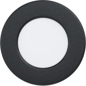 Eglo Recessed LED Ceiling spot Fueva 6, Round Bathroom Downlight, Black Plastic Ceiling lamp, Flat Spotlight, Warm White-Cold White, IP44, ∅ 8.6 cm Eglo Recessed LED Ceiling spot Fueva 6, Round Bathroom Downlight, Black Plastic Ceiling lamp, Flat Spotlight, Warm White-Cold White, IP44, ∅ 8.6 cm