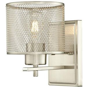 Westinghouse Lighting 63278 Morrison One-Light Indoor Wall Fixture, Brushed Nickel Finish with Mesh Shade Westinghouse Lighting 63278 Morrison One-Light Indoor Wall Fixture, Brushed Nickel Finish with Mesh Shade