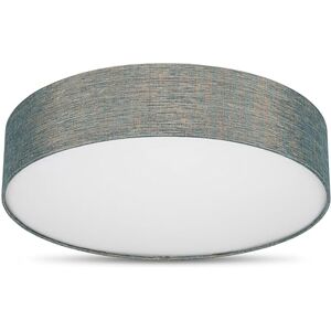 REV Ceiling Light, 50 cm Round Ceiling Light with Fabric Shade in Vintage Look, Ideal for Bedroom and Living Room, Green Gold REV Ceiling Light, 50 cm Round Ceiling Light with Fabric Shade in Vintage Look, Ideal for Bedroom and Living Room, Green Gold