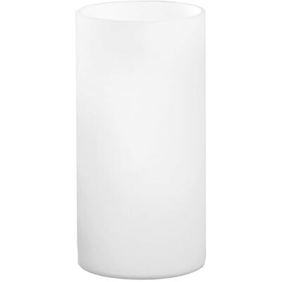 Eglo Geo Minimalist Bedside Lamp, White Matt Opal Glass Side Table Light, Living Room Lighting, Incl. Switch, E14 socket Eglo Geo Minimalist Bedside Lamp, White Matt Opal Glass Side Table Light, Living Room Lighting, Incl. Switch, E14 socket