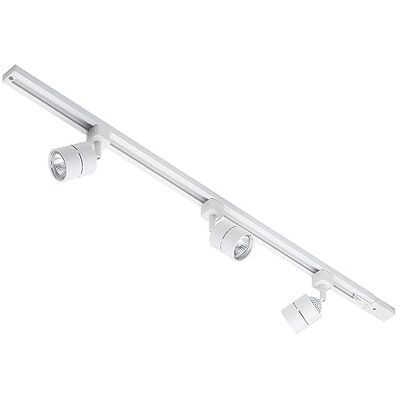 Litecraft - 1m - 3 Soho Fixture - LED Bulbs - Track Light Litecraft - 1m - 3 Soho Fixture - LED Bulbs - Track Light