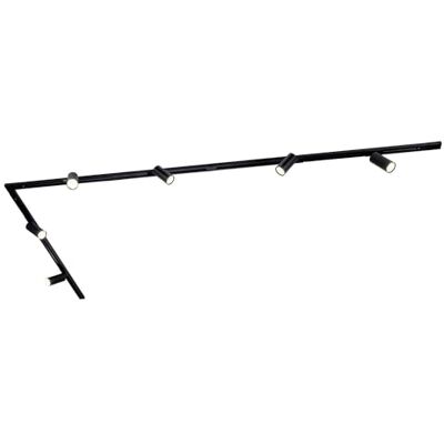 Ledvion Track Lighting 3m 1-Phase Black 6 Spotlights Without GU10 Bulb Ledvion Track Lighting 3m 1-Phase Black 6 Spotlights Without GU10 Bulb