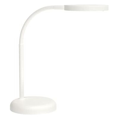 MAUL joy LED Desk Lamp, Small Desk Lamp with Stand, Modern Table Lamp for Desk, Office, Flexible LED Lamp with 3000 K Warm White Light, White MAUL joy LED Desk Lamp, Small Desk Lamp with Stand, Modern Table Lamp for Desk, Office, Flexible LED Lamp with 3000 K Warm White Light, White