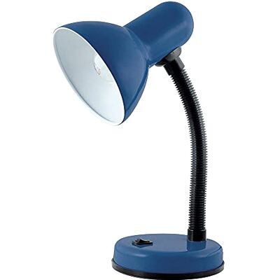 homelife for easy living HOMELIFE 35w 'Classic' Flexi Desk Lamp with Versatile Flexible Neck Integral On/Off Switch Approx. 34cm Height L958NB Midnight Blue homelife for easy living HOMELIFE 35w 'Classic' Flexi Desk Lamp with Versatile Flexible Neck Integral On/Off Switch Approx. 34cm Height L958NB Midnight Blue
