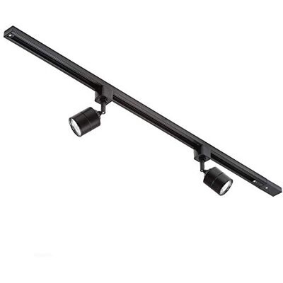 Litecraft - Kitchen Track Light - 1m - Black - Track Light Litecraft - Kitchen Track Light - 1m - Black - Track Light