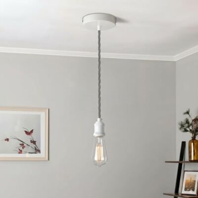 Coffire - Brushed Metal - Brushed Silver - E27 Ceiling Light Coffire - Brushed Metal - Brushed Silver - E27 Ceiling Light