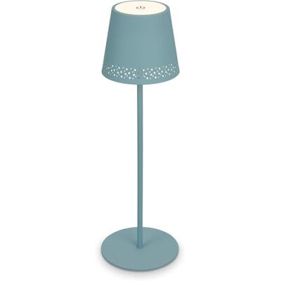 Briloner LED Battery Table Lamp 2 in 1 Assembly, Stepless Dimmable, Touch, Mobile Light, LED Table Lamp Outdoor, LED Table Lamp Cordless, Dove Blue Briloner LED Battery Table Lamp 2 in 1 Assembly, Stepless Dimmable, Touch, Mobile Light, LED Table Lamp Outdoor, LED Table Lamp Cordless, Dove Blue