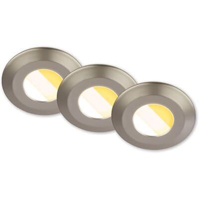 Briloner - Set 3 recessed bathroom spotlights - IP44 Briloner - Set 3 recessed bathroom spotlights - IP44