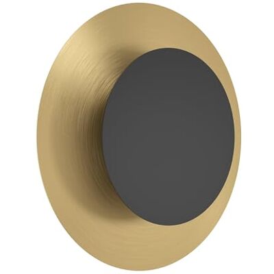 Eglo LED Wall Lamp Tocina, Indoor Mounted Light with Indirect Illumination, Lighting for Hallway and Living Room, Metal in Black Brushed Brass, Warm White Eglo LED Wall Lamp Tocina, Indoor Mounted Light with Indirect Illumination, Lighting for Hallway and Living Room, Metal in Black Brushed Brass, Warm White