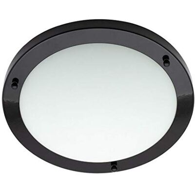 Litecraft - Mari - Satin Black - IP44 - Ceiling Light Litecraft - Mari - Satin Black - IP44 - Ceiling Light