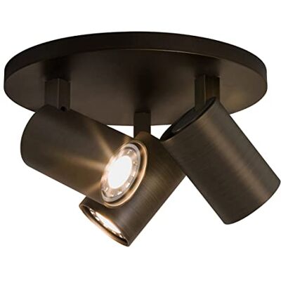 Astro Ascoli Triple Round Dimmable Indoor Spotlight (Bronze), GU10 Lamp, Designed in Britain 1286005 3 Years Guarantee Astro Ascoli Triple Round Dimmable Indoor Spotlight (Bronze), GU10 Lamp, Designed in Britain 1286005 3 Years Guarantee