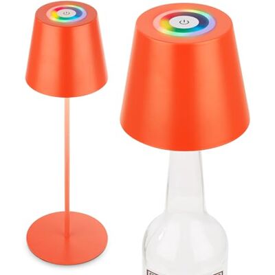 B.K.LICHT LED RGB Table Lamp - Wireless, Dimmable, Orange B.K.LICHT LED RGB Table Lamp - Wireless, Dimmable, Orange