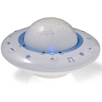 Alecto BC-125 Sleep Light with Star Projector 3 Colours Soothing Melodies Adjustable Playing Time and Volume Battery Operated White Alecto BC-125 Sleep Light with Star Projector 3 Colours Soothing Melodies Adjustable Playing Time and Volume Battery Operated White