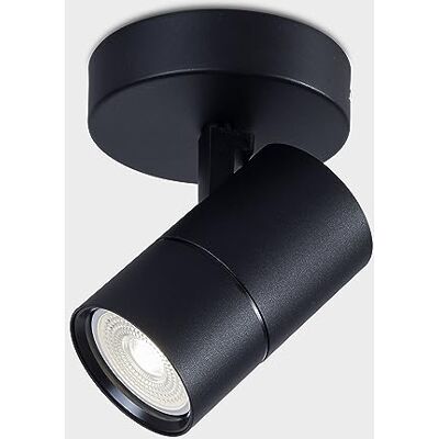 Harper Living - 1 Light GU10 Round Spotlight - Black Harper Living - 1 Light GU10 Round Spotlight - Black