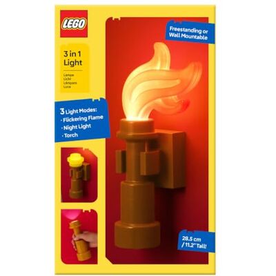 Paladone LEGO Torch Shaped Light, Officially Licensed Paladone LEGO Torch Shaped Light, Officially Licensed