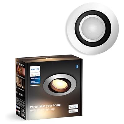 Philips White Ambiance Milliskin Tunable Smart LED Recessed Round Spot Aluminium Philips White Ambiance Milliskin Tunable Smart LED Recessed Round Spot Aluminium