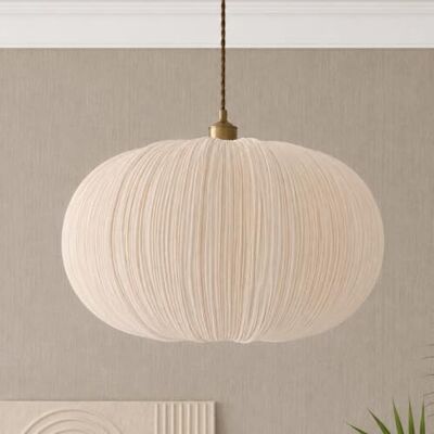 CGC Lighting Indoor Ceiling Lampshade Oval Stretch Ruffled Silk Fabric 50cm Width Hanging Floor lamp (Champagne Oval Stretch XL) CGC Lighting Indoor Ceiling Lampshade Oval Stretch Ruffled Silk Fabric 50cm Width Hanging Floor lamp (Champagne Oval Stretch XL)