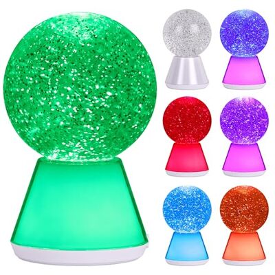 L & P Home & Gifts Lesser & Pavey Glitter Ball Lamp for Home & Living Room Festive Table Lamp for Home Décor Stylish Night Light for Bedroom & Hallway Lovely Gift for Women & Men L & P Home & Gifts Lesser & Pavey Glitter Ball Lamp for Home & Living Room Festive Table Lamp for Home Décor Stylish Night Light for Bedroom & Hallway Lovely Gift for Women & Men