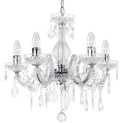 Litecraft - Marie Therese - Chrome - Ceiling Light Litecraft - Marie Therese - Chrome - Ceiling Light