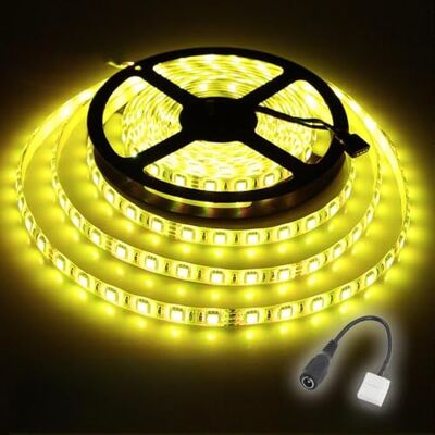 Smart Light SmartLight™ 24V 10m 600 LED Light Strip Light Tape Home Cabinet Kitchen Ceiling Christmas Commercial Flexible – SMD 5050 IP20 – Yellow Smart Light SmartLight™ 24V 10m 600 LED Light Strip Light Tape Home Cabinet Kitchen Ceiling Christmas Commercial Flexible – SMD 5050 IP20 – Yellow