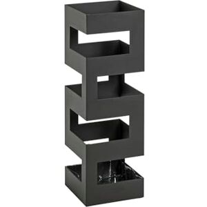 HAKU Möbel Umbrella Stand Black, Metal Size: W 16 cm X H 48 cm X D 16 cm, Style: Modern HAKU Möbel Umbrella Stand Black, Metal Size: W 16 cm X H 48 cm X D 16 cm, Style: Modern