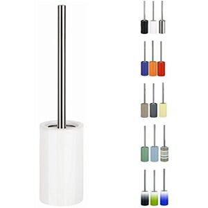 Spirella Tube Stoneware Toilet Brush, White Spirella Tube Stoneware Toilet Brush, White