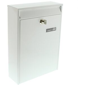 Burg-Wächter Leipzig 777 W Bag Protector Alert SE-0294 Letter Box Installations for Wall Mounting, White, 397x284x104, (HxBxT) Burg-Wächter Leipzig 777 W Bag Protector Alert SE-0294 Letter Box Installations for Wall Mounting, White, 397x284x104, (HxBxT)