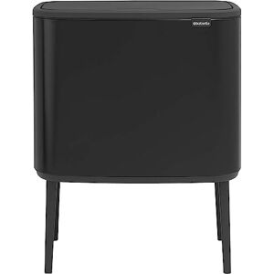Brabantia Bo Touch Bin 3 x 11 Litre Inner Buckets (Matt Black) Waste/Recycling Kitchen Bin with Removable Compartments + Free Bin Bags Brabantia Bo Touch Bin 3 x 11 Litre Inner Buckets (Matt Black) Waste/Recycling Kitchen Bin with Removable Compartments + Free Bin Bags