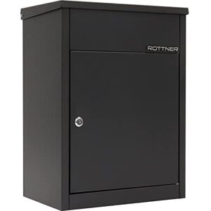 Rottner Parcel Keeper 500 Parcel Mailbox Galvanized Powder-Coated Steel Cylinder Lock 2 Keys Drip Nose Large Capacity Including Mounting Material Rottner Parcel Keeper 500 Parcel Mailbox Galvanized Powder-Coated Steel Cylinder Lock 2 Keys Drip Nose Large Capacity Including Mounting Material