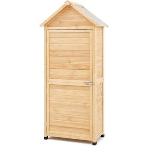 VEVOR Outdoor Storage Shed, Large Wooden Outside Storage, Garden Tool Shed with Shelves, Lock, and Floor, Waterproof House Cabinet for Patio Yard Lawn Garden, 28x63 inch VEVOR Outdoor Storage Shed, Large Wooden Outside Storage, Garden Tool Shed with Shelves, Lock, and Floor, Waterproof House Cabinet for Patio Yard Lawn Garden, 28x63 inch