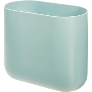 InterDesign iDesign 29374 Compact Bathroom Bin, Slim Plastic Bin for Bathroom, Bedroom or Office Waste, Durable Bin with Sleek and Elegant Design, Light Blue 26.8 cm x 14 cm x 24.8 cm InterDesign iDesign 29374 Compact Bathroom Bin, Slim Plastic Bin for Bathroom, Bedroom or Office Waste, Durable Bin with Sleek and Elegant Design, Light Blue 26.8 cm x 14 cm x 24.8 cm