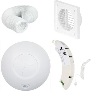 Airflow® iCON 15 Extractor Fan Kit - White - Bathroom Ventilation Airflow® iCON 15 Extractor Fan Kit - White - Bathroom Ventilation