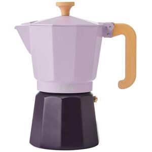 La Cafetière Espresso Pot 6 Cup Purple Colour Two Tone, Made From Aluminium, Compatible With Gas, Electric, Ceramic Hobs, Traditional Italian Espresso Pots, Easy-To-Clean, Handwash Only, 290ml La Cafetière Espresso Pot 6 Cup Purple Colour Two Tone, Made From Aluminium, Compatible With Gas, Electric, Ceramic Hobs, Traditional Italian Espresso Pots, Easy-To-Clean, Handwash Only, 290ml