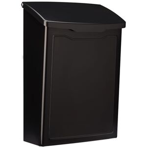 ARCHITECTURAL MAILBOXES 2681B Black Marina Wall Mount Mailbox, S ARCHITECTURAL MAILBOXES 2681B Black Marina Wall Mount Mailbox, S