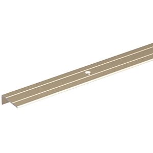 Alberts Stair Edging Profile Silver Aluminium 1000mm x 24.5mm x 20mm 175kg Load Capacity Easy Assembly Alberts Stair Edging Profile Silver Aluminium 1000mm x 24.5mm x 20mm 175kg Load Capacity Easy Assembly