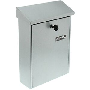 Burg-Wächter , Mailbox with Cover, Slot Size A4, Galvanised Steel, Daily 5861 Si, Silver Burg-Wächter , Mailbox with Cover, Slot Size A4, Galvanised Steel, Daily 5861 Si, Silver
