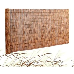 VEVOR LLWL16440B Natural, 4 x 16.4 ft, Curtain Balcony Reed Roll for Outdoor Patio, Decorative Backyard Garden Fencing Divider, Privacy Screen Panel, Brown VEVOR LLWL16440B Natural, 4 x 16.4 ft, Curtain Balcony Reed Roll for Outdoor Patio, Decorative Backyard Garden Fencing Divider, Privacy Screen Panel, Brown