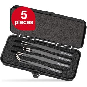 Wiha 32349 Professional ESD SMD Tweezer Set, 4 Piece Wiha 32349 Professional ESD SMD Tweezer Set, 4 Piece