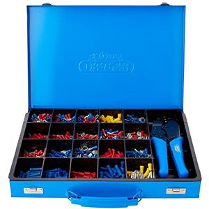 Draper 56383 Expert Ratchet Crimping Tool and Terminal Kit , Blue Draper 56383 Expert Ratchet Crimping Tool and Terminal Kit , Blue