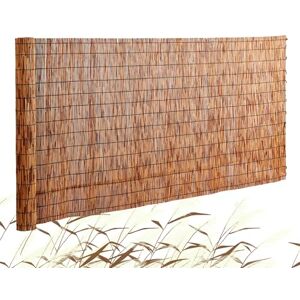 VEVOR LLWL16455B Natural 5.5 x 16.4 ft, Curtain Balcony Reed Roll for Outdoor Patio, Decorative Backyard Garden Fencing Divider, Privacy Screen Panel, Brown VEVOR LLWL16455B Natural 5.5 x 16.4 ft, Curtain Balcony Reed Roll for Outdoor Patio, Decorative Backyard Garden Fencing Divider, Privacy Screen Panel, Brown