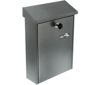 Burg-Wächter , Mailbox with Cover, Slot Size A4, Galvanised Steel, Daily 5861 E, Aged Steel Burg-Wächter , Mailbox with Cover, Slot Size A4, Galvanised Steel, Daily 5861 E, Aged Steel