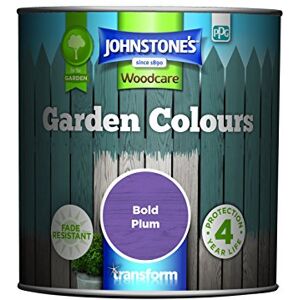 Johnstone's Johnstone’s Garden Colours Bold Plum Exterior Wood Paint Fade Resistant Suitable for Garden Furniture Outdoors Fence Paint Dry in 2 hours 12m2 Coverage per Litre 1L Johnstone's Johnstone’s Garden Colours Bold Plum Exterior Wood Paint Fade Resistant Suitable for Garden Furniture Outdoors Fence Paint Dry in 2 hours 12m2 Coverage per Litre 1L