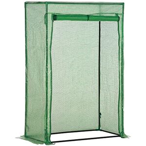 Outsunny 100 x 50 x 150cm Tomato Greenhouse Steel Frame PE Cover with Roll-up Door Outdoor for Backyard, Balcony, Garden, Green Outsunny 100 x 50 x 150cm Tomato Greenhouse Steel Frame PE Cover with Roll-up Door Outdoor for Backyard, Balcony, Garden, Green