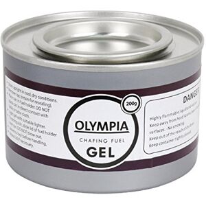 Olympia CE241 Gel Chafing Fuel 2 Hour (Pack of 12), Silver Olympia CE241 Gel Chafing Fuel 2 Hour (Pack of 12), Silver