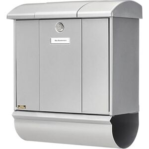 Burg-Wächter Olympia 91600 Sheet-Steel Letter Box Available in Various Colours, 91600Si, Silver Burg-Wächter Olympia 91600 Sheet-Steel Letter Box Available in Various Colours, 91600Si, Silver