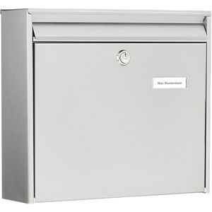 Burg-Wächter , Stainless Steel Mailbox with Stop Opening, Slot Size A4, Stainless Steel, Borkum 3877 Ni Burg-Wächter , Stainless Steel Mailbox with Stop Opening, Slot Size A4, Stainless Steel, Borkum 3877 Ni