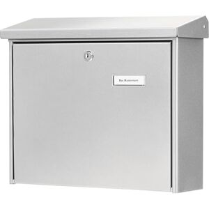 Burg-Wächter , Mailbox with Stop Opening, Slot Size A4, Galvanised Steel, Journal 5867 Si, Silver Burg-Wächter , Mailbox with Stop Opening, Slot Size A4, Galvanised Steel, Journal 5867 Si, Silver